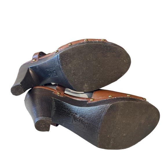 🍀 Chaps Cognac Sandals Size 9 - Picture 5 of 5